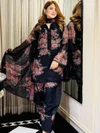 St 212 Faux Georgette With Embroidered Kurta With Bottom Dupatta